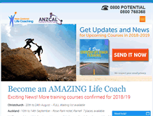 Tablet Screenshot of nzlifecoaching.com